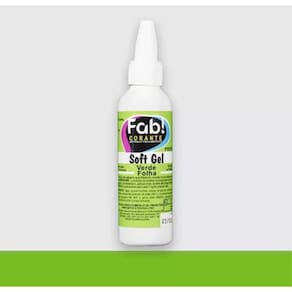 Corante Liquido em Gel Comestível Concentrado Soft Gel Fab 60g Verde Folha