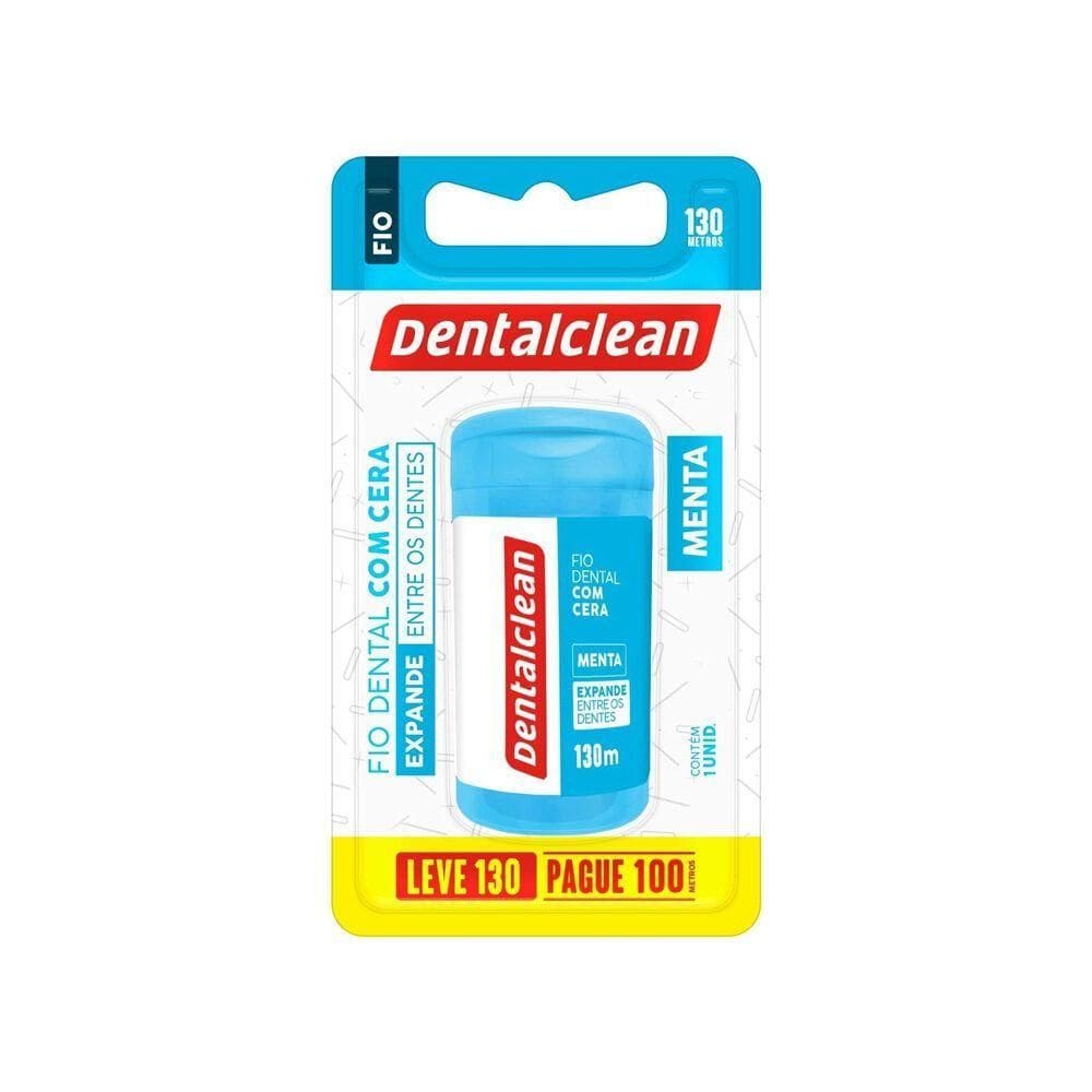 Fio Dental 130m Fita Larga Expansive Menta Dentalclean