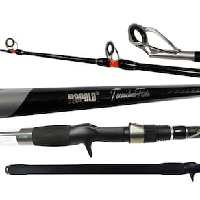 Vara Carretilha Pesca Pesada Rapala TambaFish 2,40m 20-50 Lbs 2 Partes