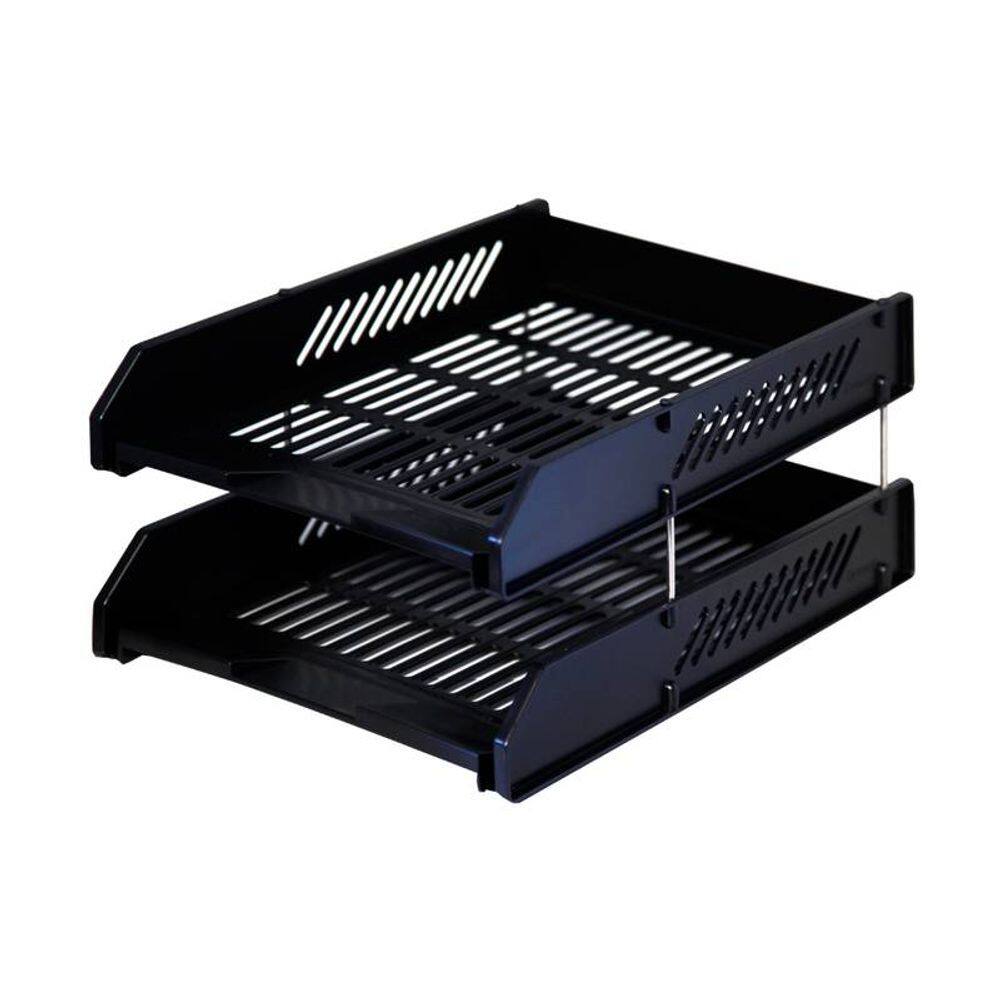 Porta-correspondência 2 Andares - Opaca Preto Lc6311 Pt