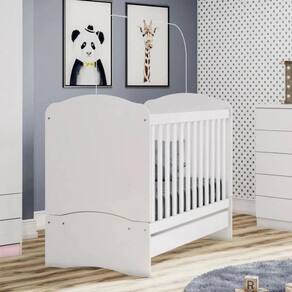 Berço Mini Cama Bala de Menta Henn com Colchão Gazin