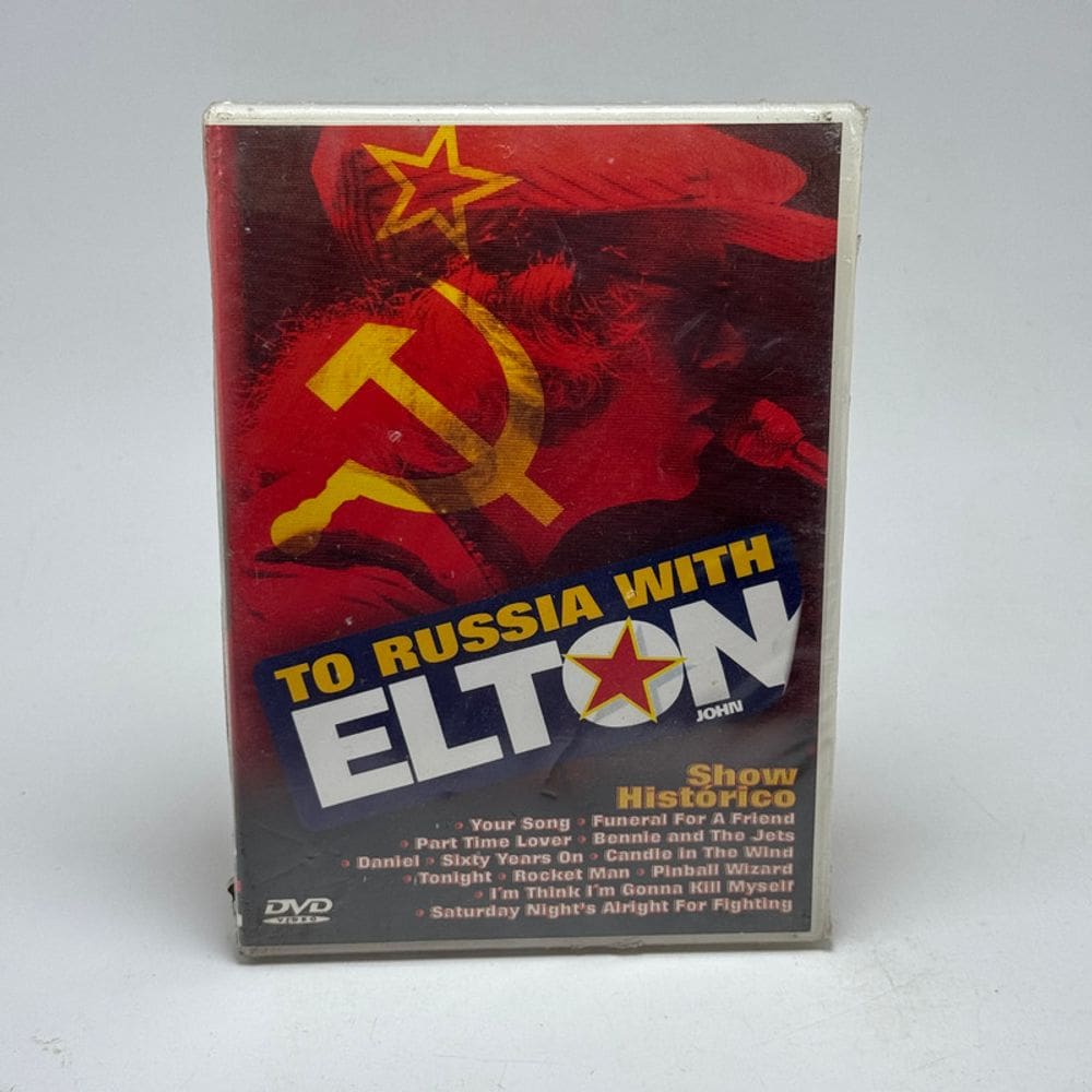Dvd Elton John - To Russia With Show Histórico