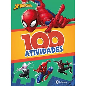 Livro Infantil 100 Atividades Homem Aranha Culturama
