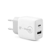 Carregador USB-C/USB, 30W, 2 Portas, Originais iPlace