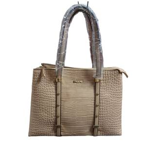 Bolsa Feminina Mão Alça Tiracolo Corino Nude CA 346 Pallas