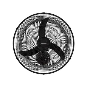 Ventilador de Parede Preto 50cm New Plástico 130W Ventisol 127V