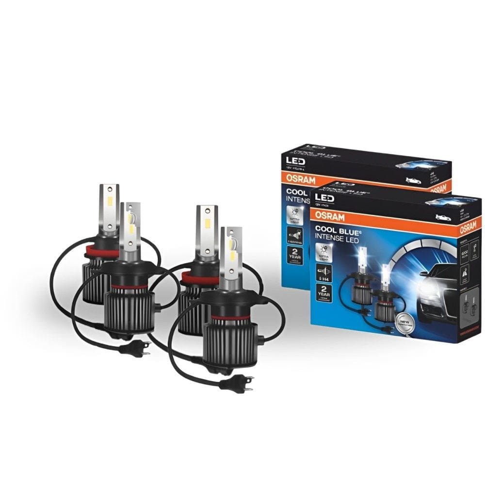 KIT 4 Lâmpadas Osram Led Cool Blue - UM par H4+UM par H8