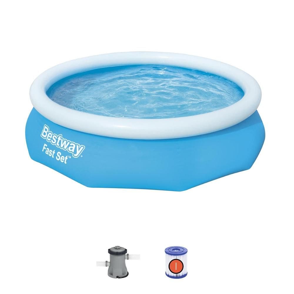 Piscina Inflavel Fast Set 4600L 3,05m x 76cm + Filtro 110V/220V Bestway