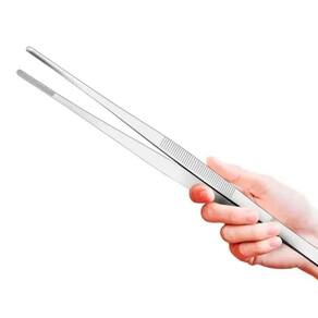 Pinça Culinária Para Chef Gastronomia Profissional Em Inox