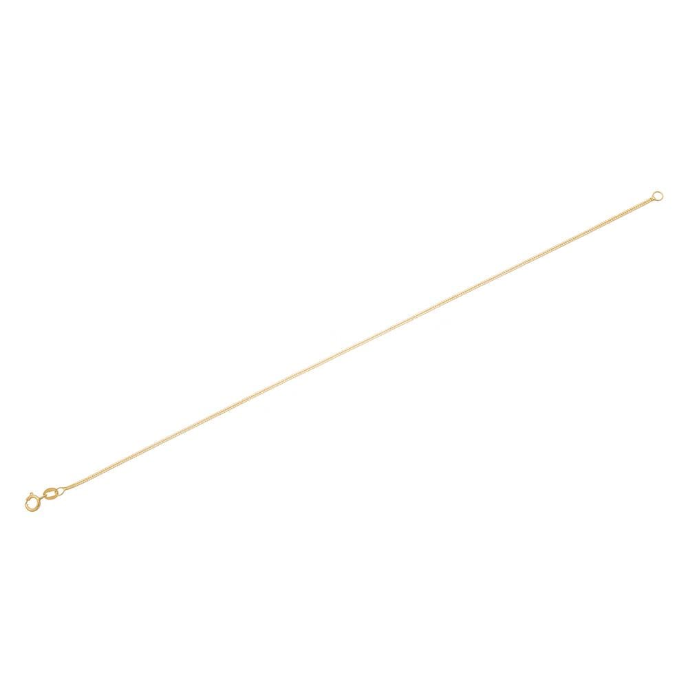 Pulseira Feminina Ouro 18k Veneziana Elo Duplo