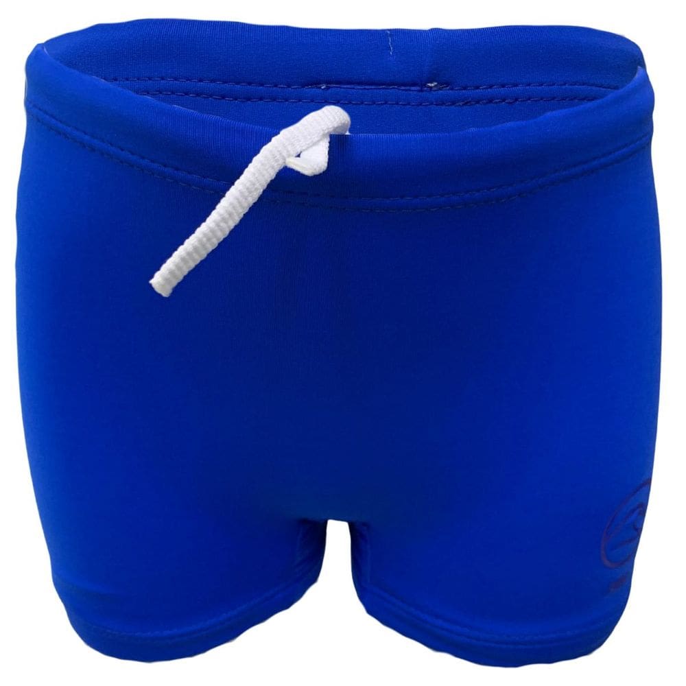 Sunga Infantil Boxer Azul Surf Proteção Solar Uv 50 Natação Praia Piscina Banho Juvenil Kids FIltro