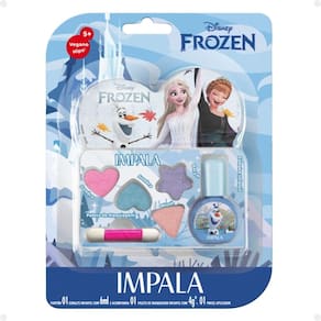 Kit Impala Frozen: Paleta de Maquiagem e Esmalte Infantil