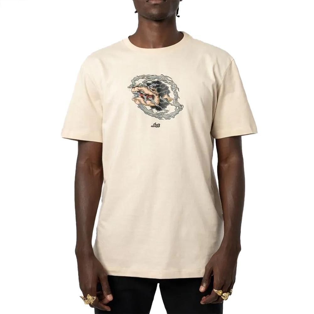 Camiseta Lost Smoke And Sheep SM25 Masculina Tapioca