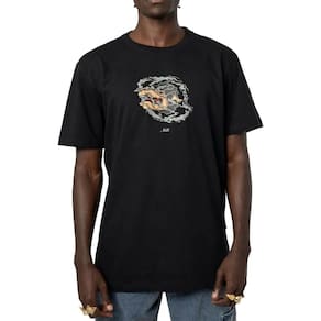 Camiseta Lost Smoke And Sheep SM25 Masculina Preto