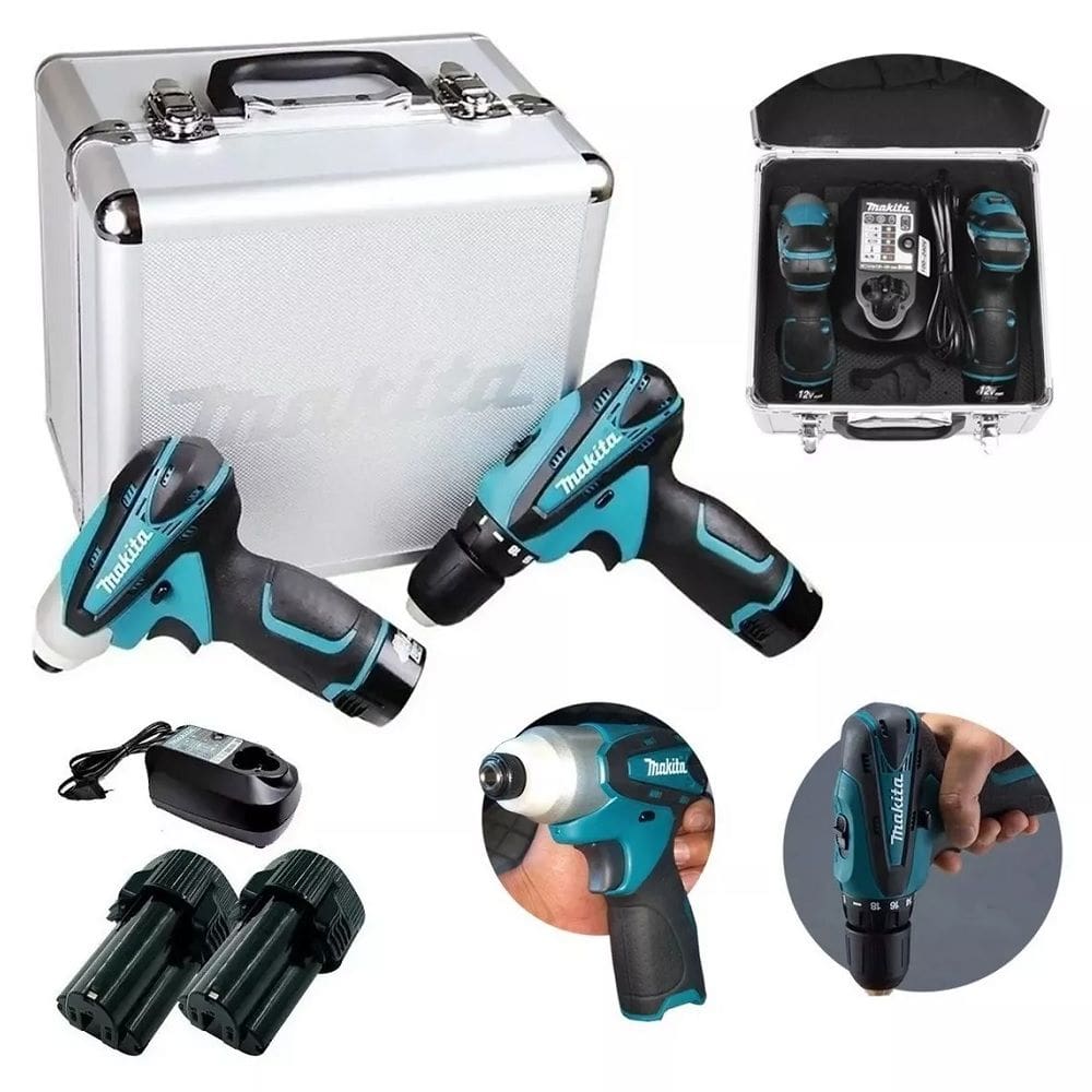 Kit Parafusadeira E Chave De Impacto Makita 12v 3/8 LCT204
