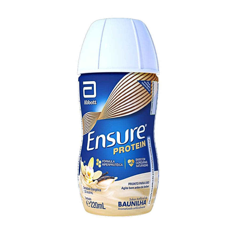 Suplemento Adulto Ensure Protein Sabor Baunilha 220ml