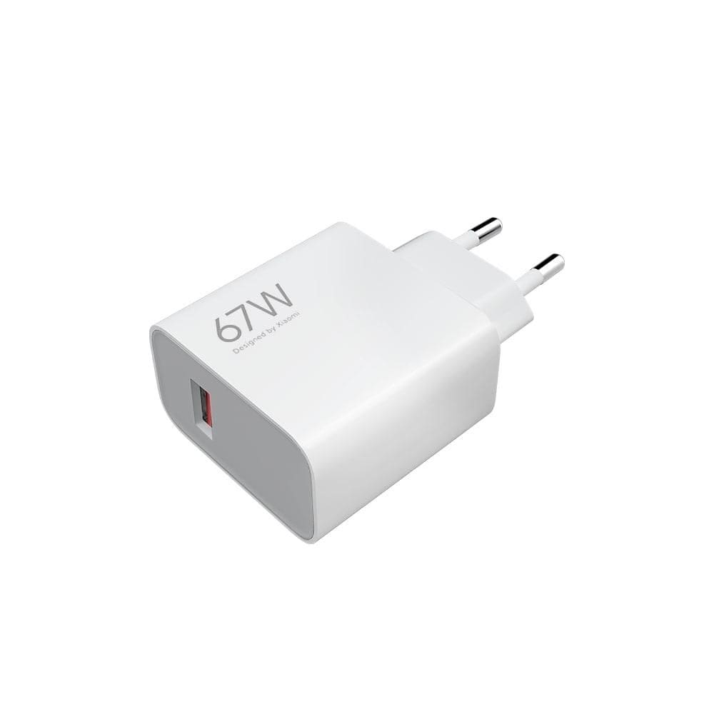 Carregador 67W com Saída USB-A Xiaomi, Branco