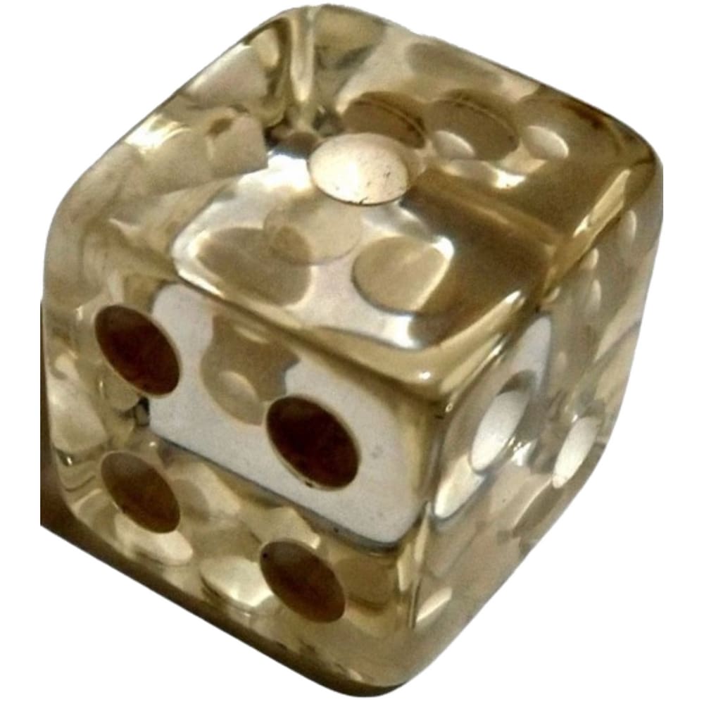 Jogo De Dado 26mm (2,6cm) Transparente - EJ Games