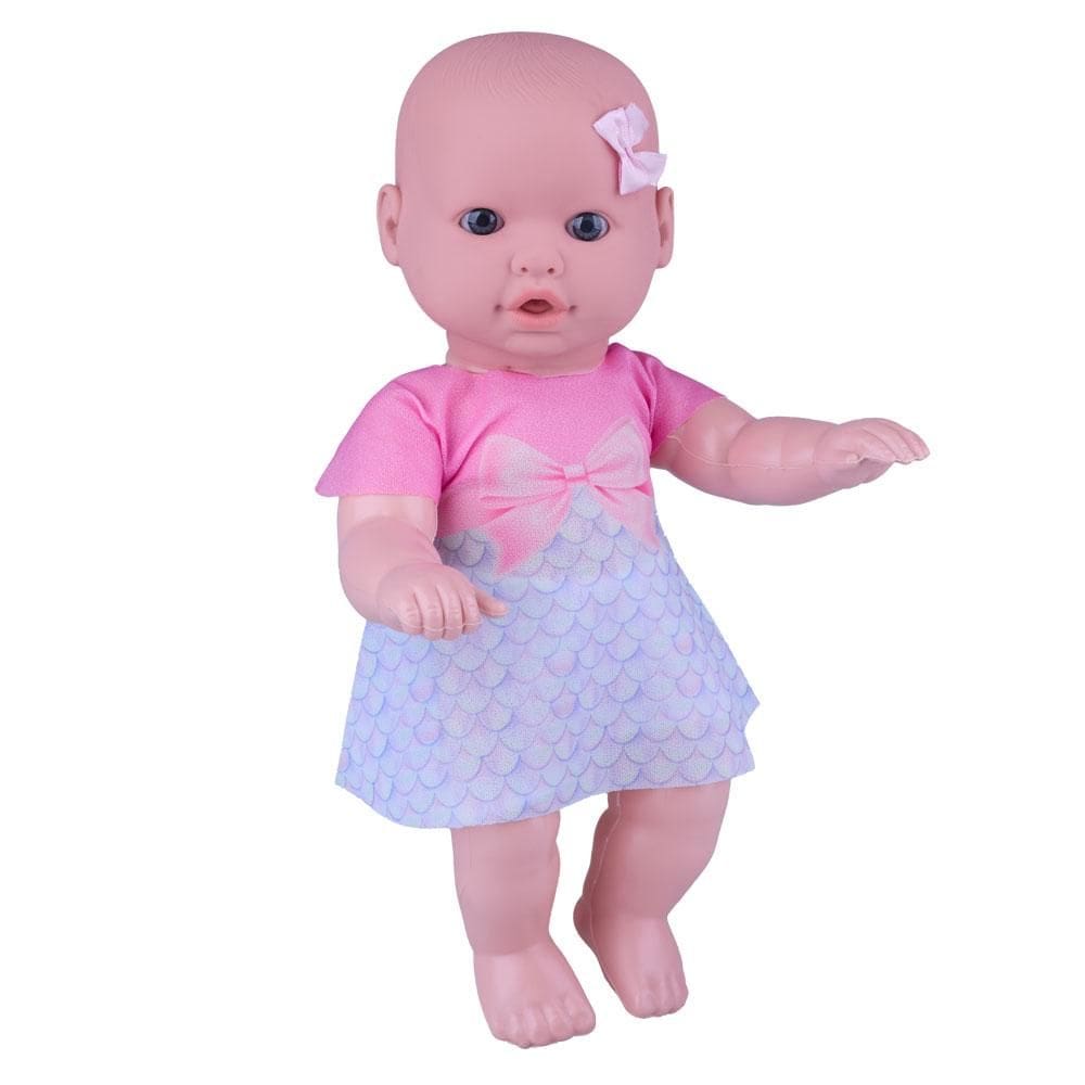 Boneca Lucy com Laço Loira Milk Brinquedos 986