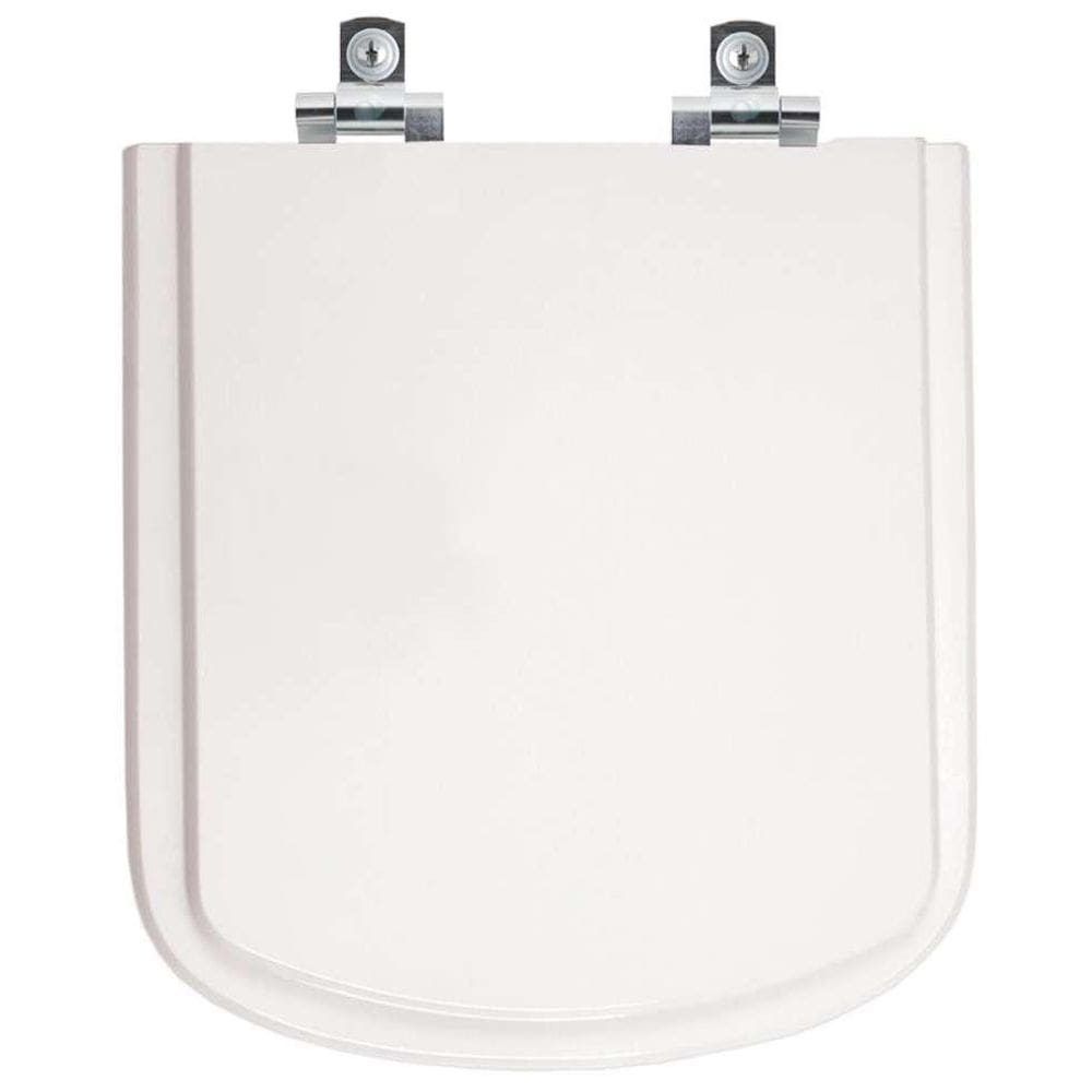 Assento Sanitário Soft Close Aquila Branco para vaso Eternit