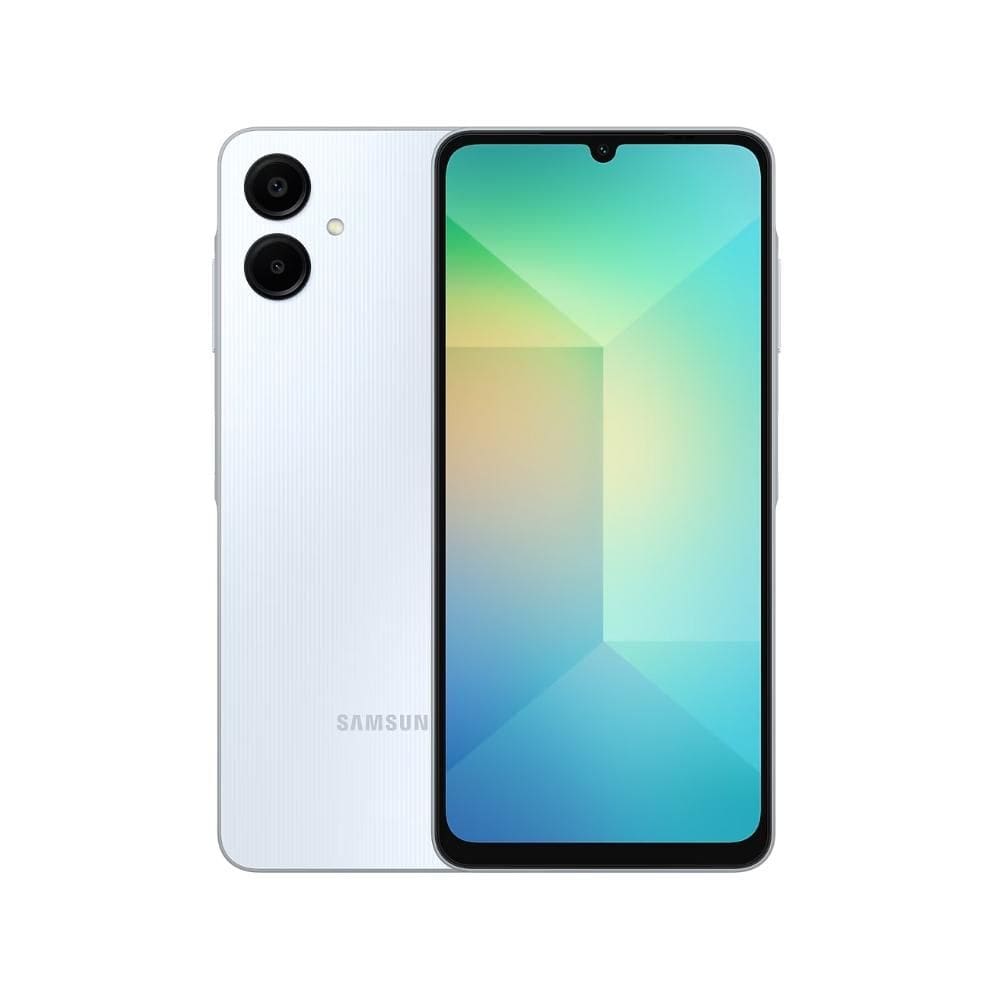 Smartphone Samsung Galaxy A06 4G 128GB 4GB RAM Câmera Traseira de 50MP Selfie 8MP Tela 6.7&quot; Branco