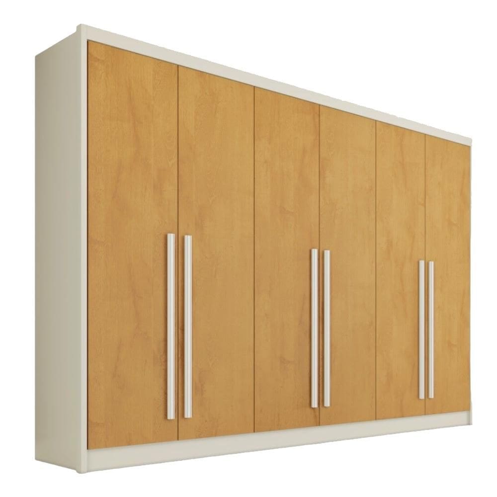 Guarda Roupa Valência 6 Postas 6 Gavetas MDF - MadeMarcs
