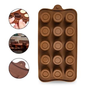 Forma de Silicone Bombom Redondo Confeitaria Molde Multiuso
