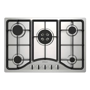 Cooktop A Gás 5 Bocas Inox Semiprofissional 76x50cm - Oster