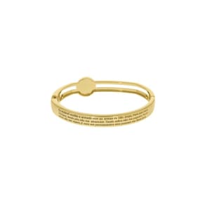 Pulseira Masculina São Jorge - Banhada em ouro 18k