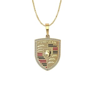 Colar Medalhão Masculino de Moeda Antiga