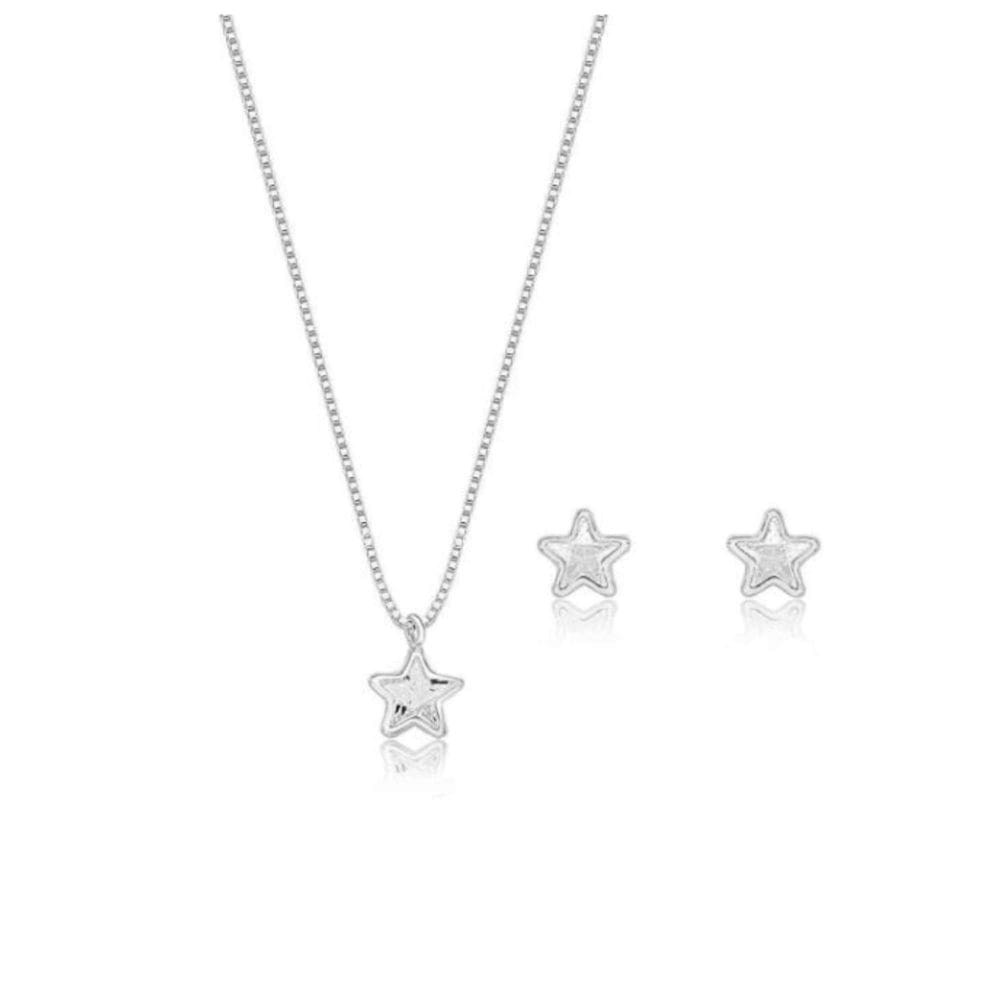 Conjunto Estrelinha - Prata 925