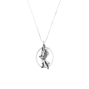 Colar Masculino Pingente Xangô em Prata 925
