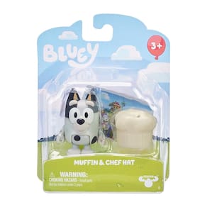 Bluey - Personagem Colecionável 6cm - Muffin & Chef Hat