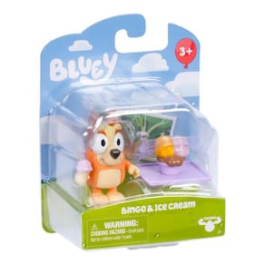 Boneco Colecionável 6cm Bluey - Bingo com Sorvete