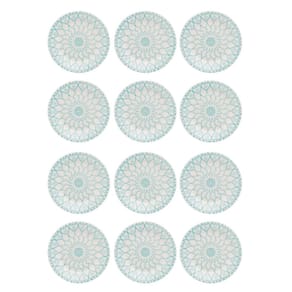 Prato de Sobremesa Cerâmica Estampa Donna Mandala 18cm 12un - Biona 091080