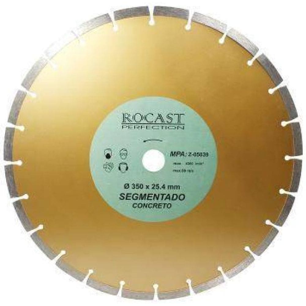 Disco Diamantado Grandes Diâmetros 7x7/8 " - Rocast