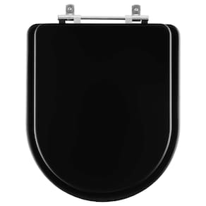 Assento Sanitário Luna Preto para vaso Icasa