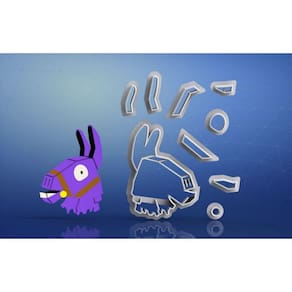 Cortador Fortnite Liama Modular Tamanho 5cm