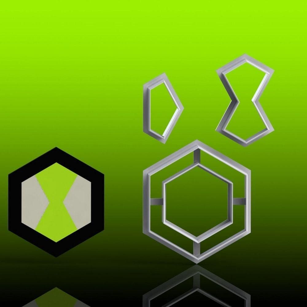 Cortador Ben 10 Omnitrix Mod 1 Modular Tamanho 5cm