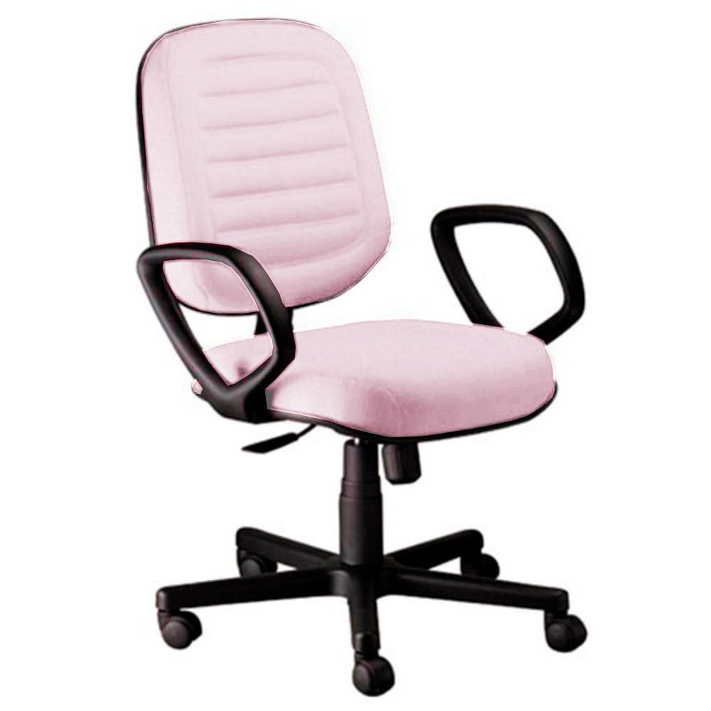 Cadeira Diretor Gomada com Braços Linha Blenda Rosa