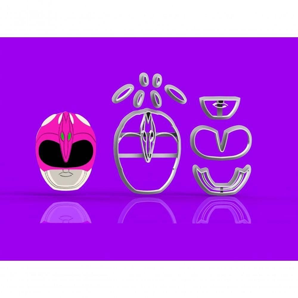 Cortador Power Rangers - Pink Tamanho 6 Cm