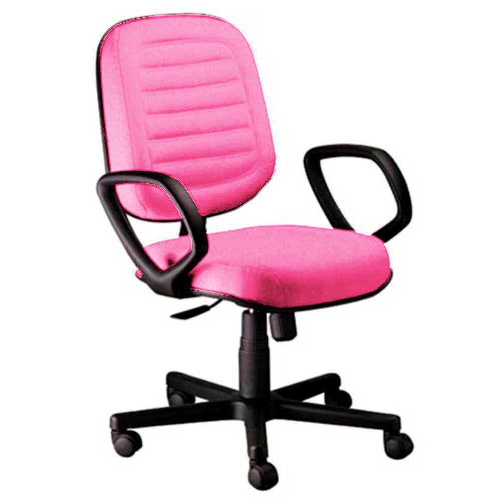 Cadeira Diretor Gomada com Braços Linha Blenda Rosa