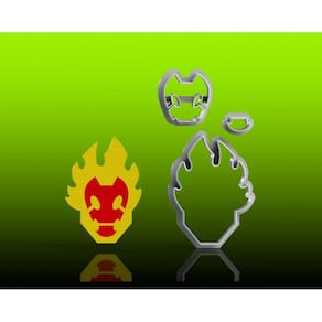 Cortador Ben 10 chama Modular Tamanho 6cm