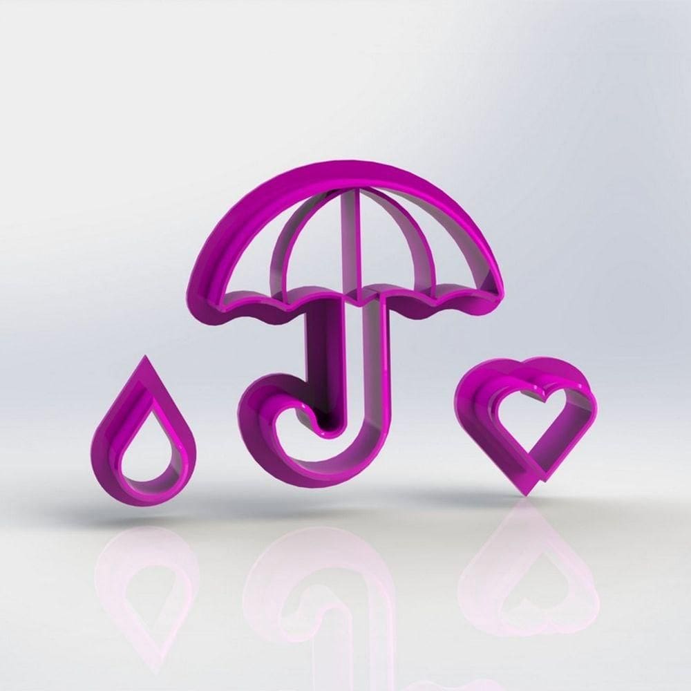 Cortador Guarda Chuva Mod 1 Tamanho 3cm
