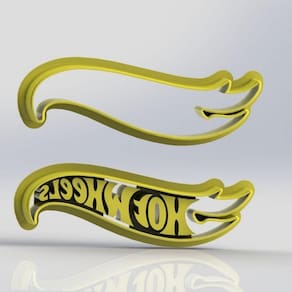Cortador Hot Wheels Logo Tamanho 6cm