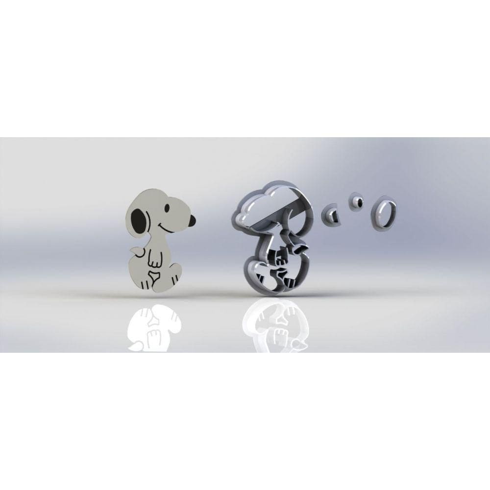 Cortador Snoopy Modular Tamanho 5 Cm