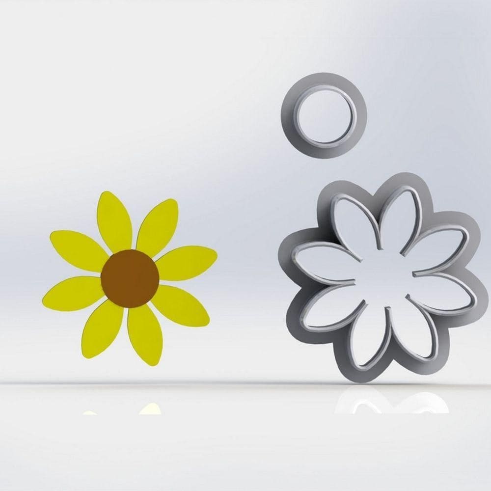 Cortador Girassol Modular Tamanho 6cm