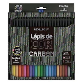 Lápis de Cor Carbon Line 4431 24 Cores - Leo&amp;Leo