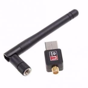 Adaptador Wireless Usb Wi-fi Com Antena 600 Mbps