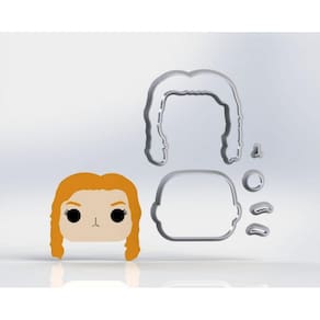 Cortador Kit Stranger Things 5 Modelos Funko Tamanho 5cm